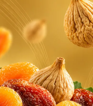 A naturally dried Turkish fig