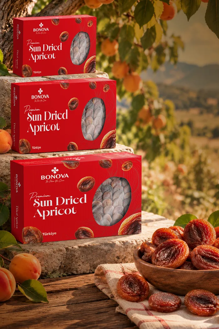 Bonova Sun Dried Apricot packs